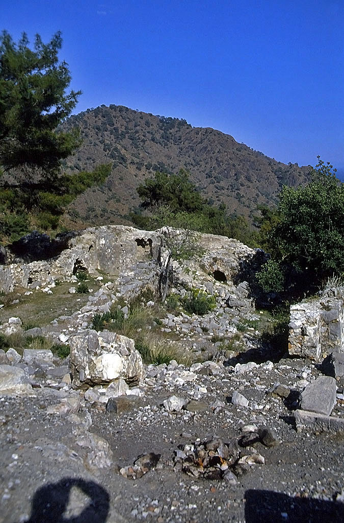 19.04.1993 | Aufstieg | byzantin. Kirchenruine