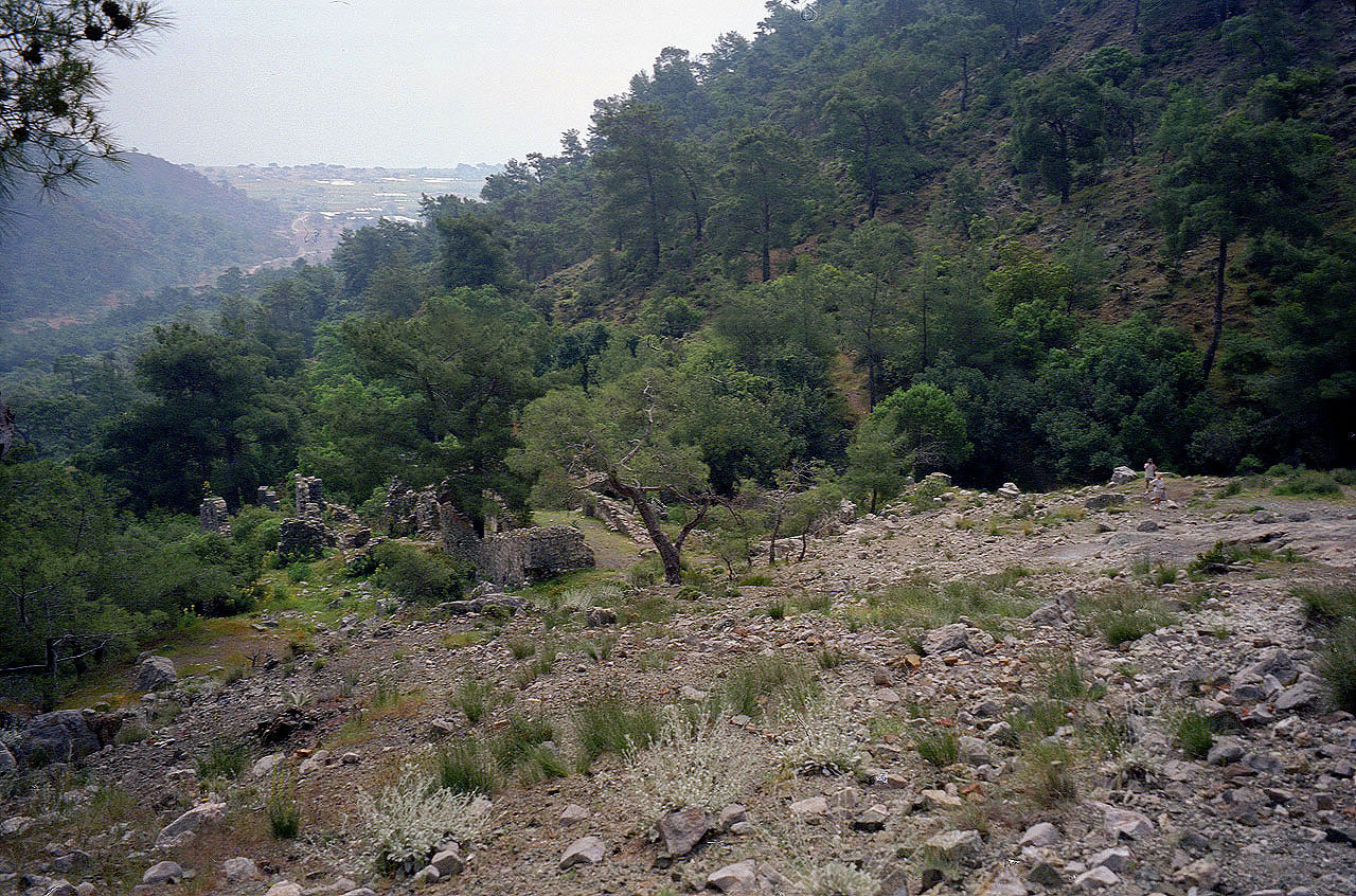 28.04.1995 | Flammen | unteres Flammenfeld und byzantin. Kirchenruine