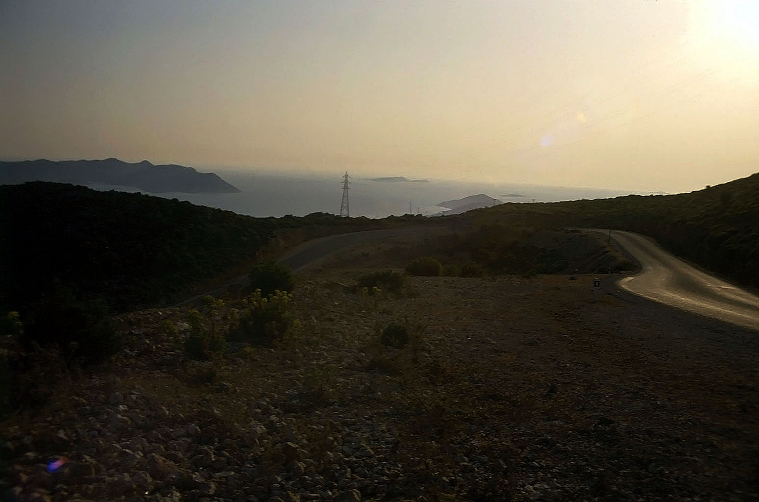 21.04.1993 | vor Kas | Abfahrt nach Kas mit Küstenlinie