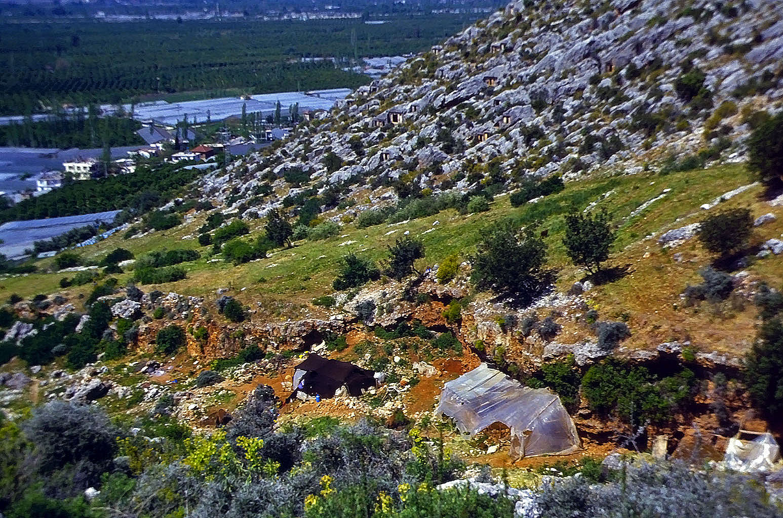 20.04.1993 | antiker Weg | Nomadenlager und untere Nekropole II