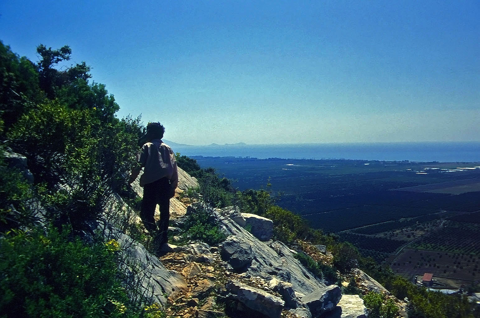 20.04.1993 | antiker Weg | teilweise Begleiter im Aufstieg über Küstenebene